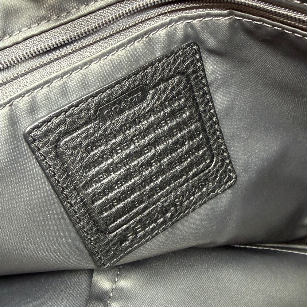 Coach Black Signature Shoulder Bag - Picture 7 of 8